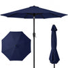 9ft Commercial Grade 5 Year No Fade Patio Umbrella, Tilt & Crank, Aluminum
